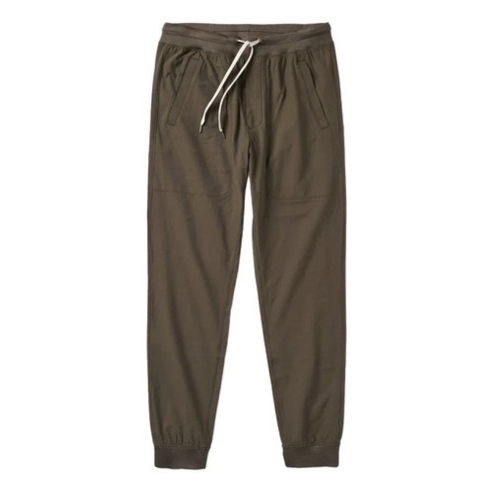 Vuori Men’s Ripstop Traveler Jogger Dark Oregano Khaki Olive Green M EUC